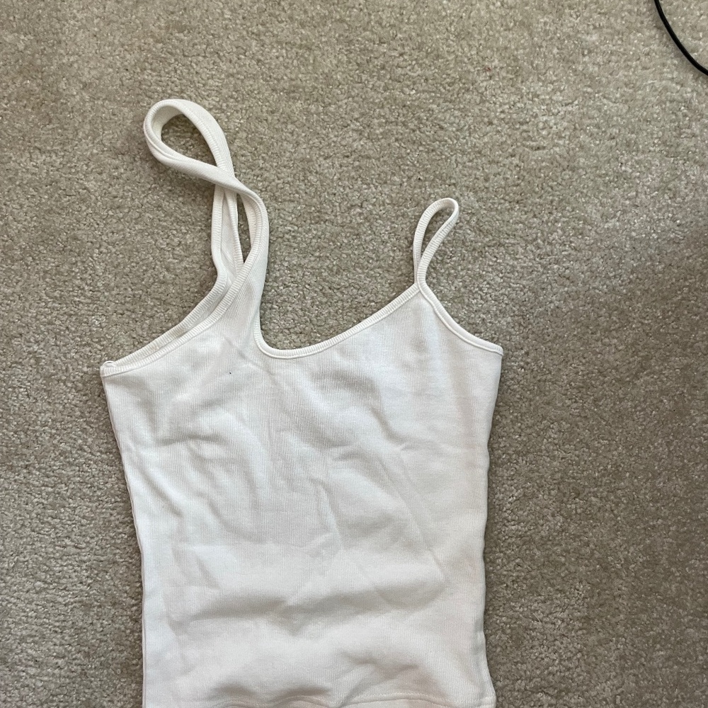 beige botany tank top